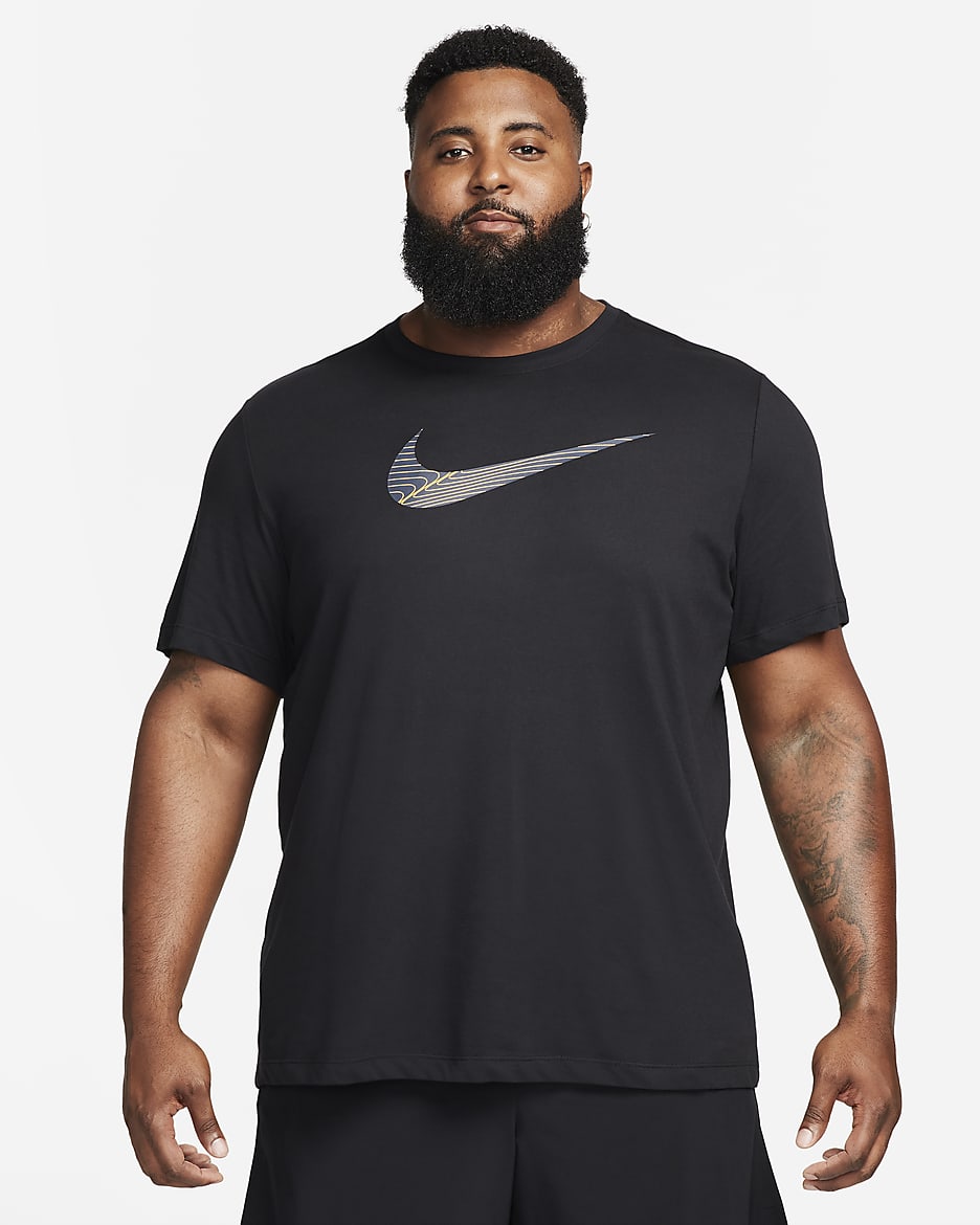 Nike black dri fit shirt on sale